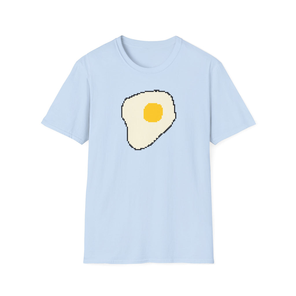 Pixel Fried Egg T-Shirt — Cute Retro Breakfast Graphic Tee