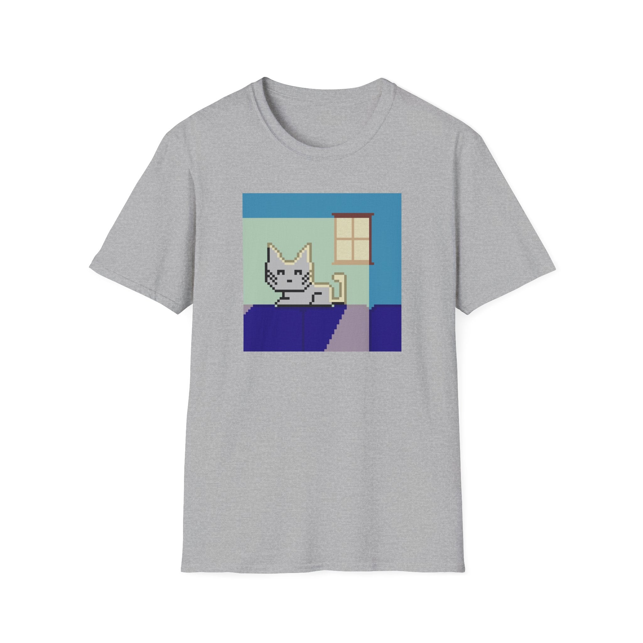 Pixel Cat Tee — Retro 8‑Bit Cat Graphic T‑Shirt