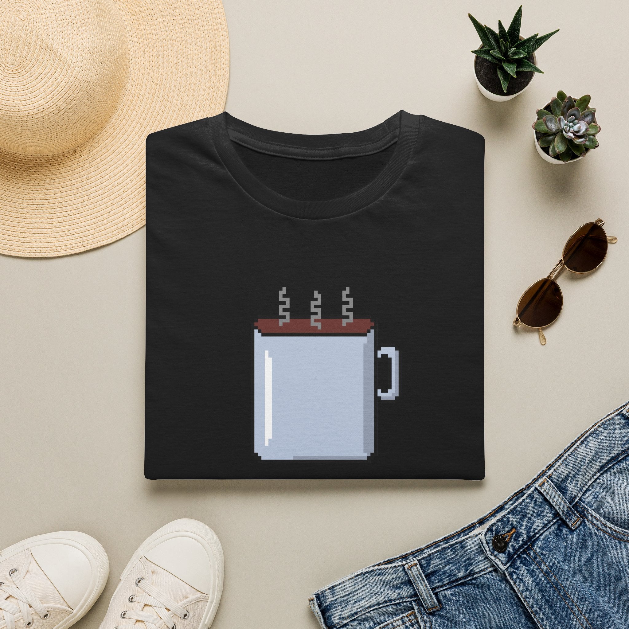 Pixel Coffee Mug T-Shirt