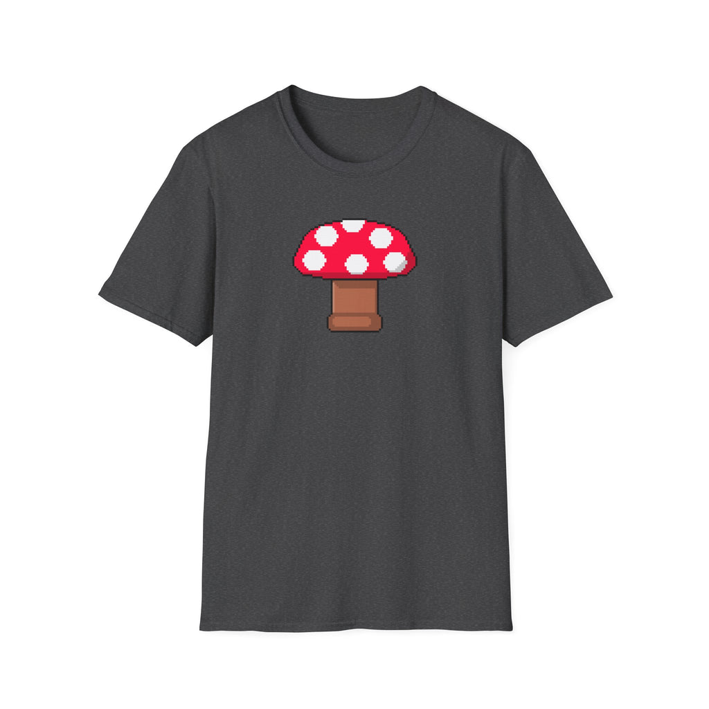 Retro Pixel Mushroom T-Shirt — Cute Mushroom Gamer Tee