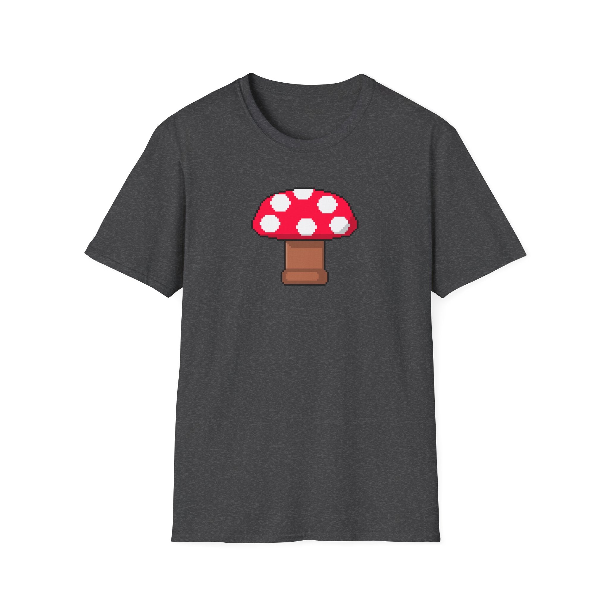 Retro Pixel Mushroom T-Shirt — Cute Mushroom Gamer Tee