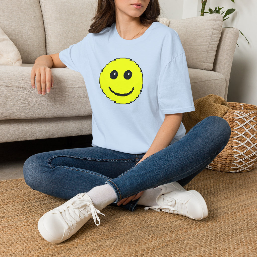 Pixel Smiley T-Shirt — Retro 8‑Bit Happy Face Tee