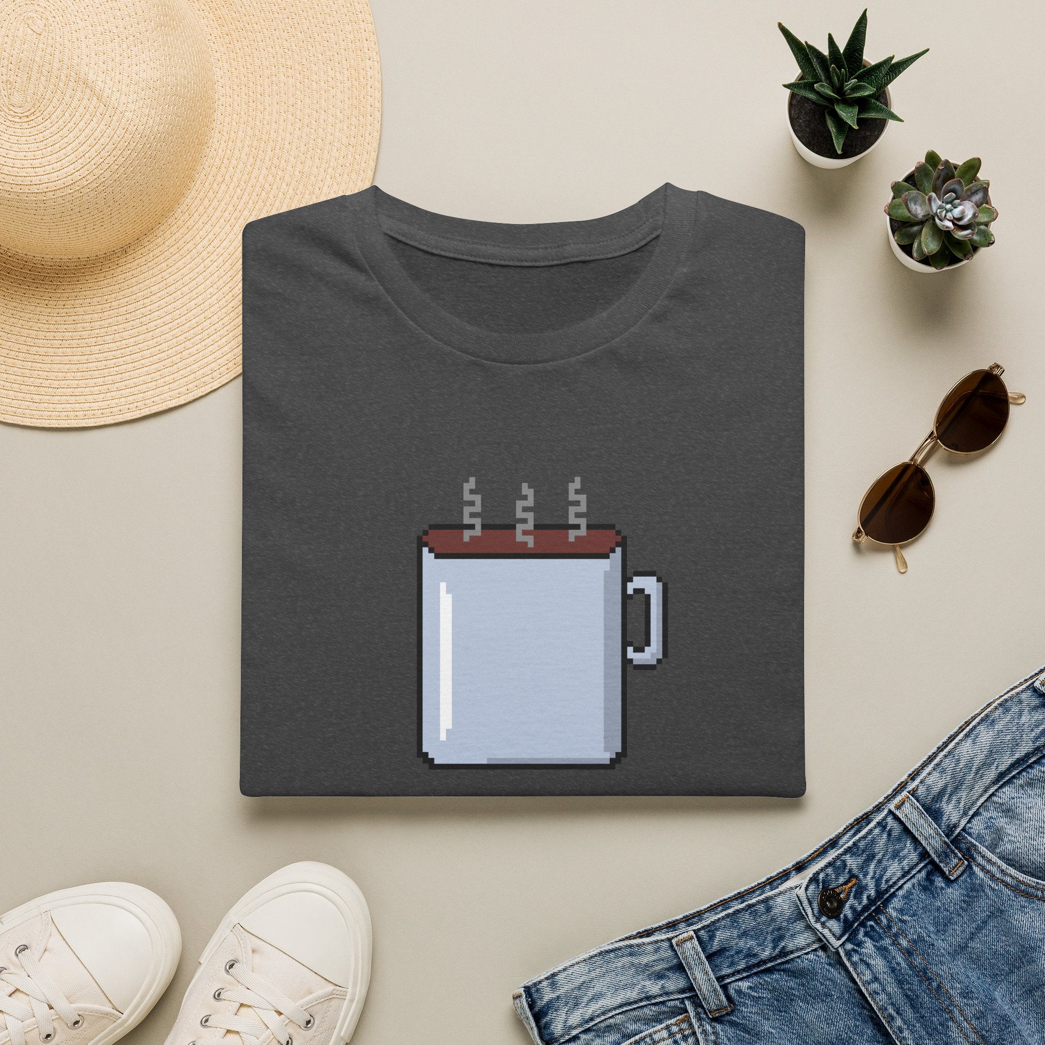 Pixel Coffee Mug T-Shirt