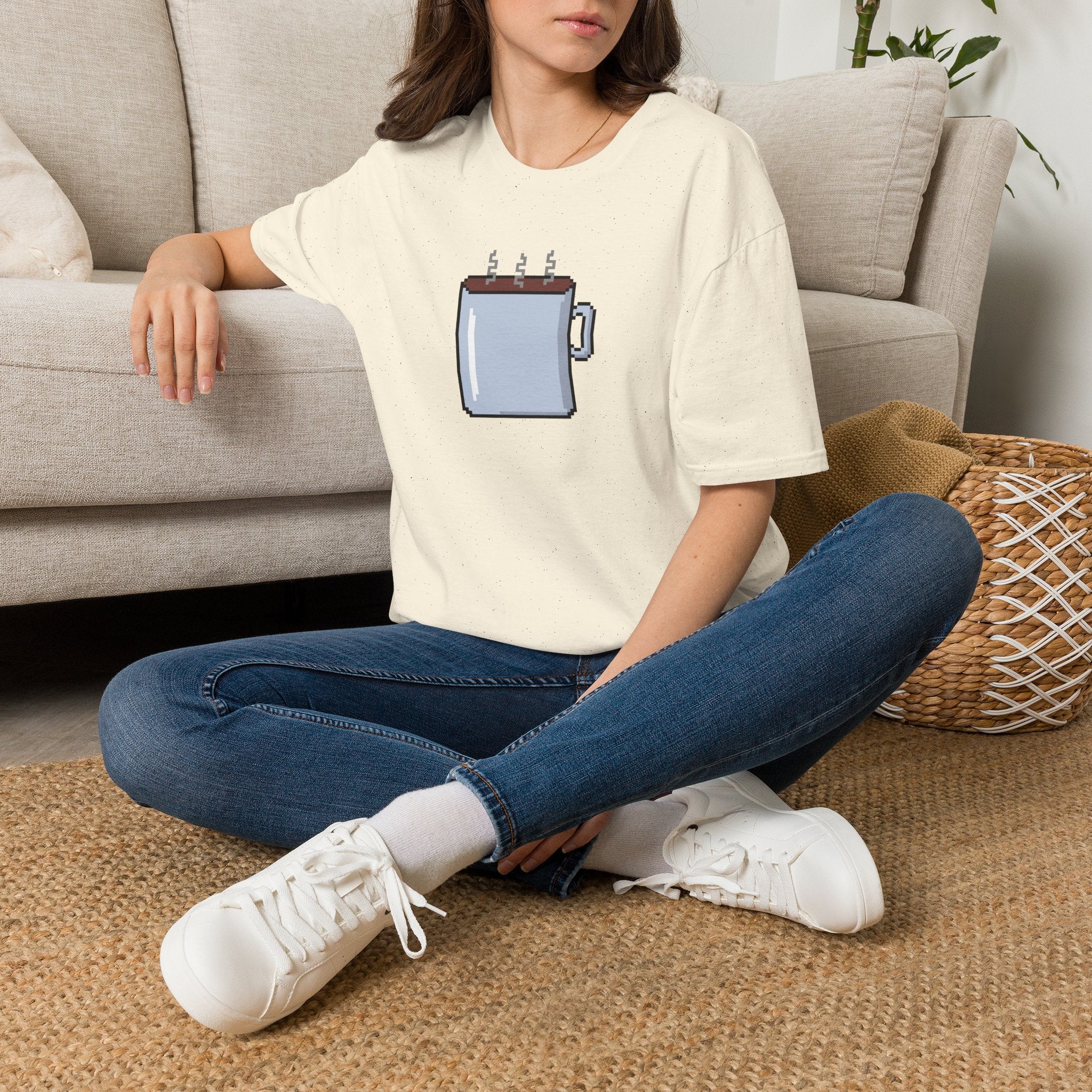Pixel Coffee Mug T-Shirt