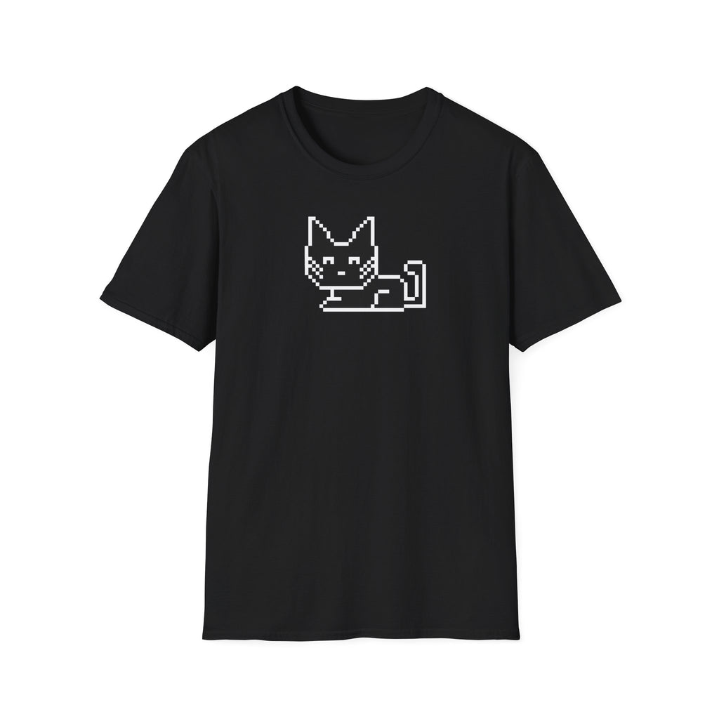 Pixel Cat T-Shirt — Cute Retro 8-Bit Cat Graphic Tee