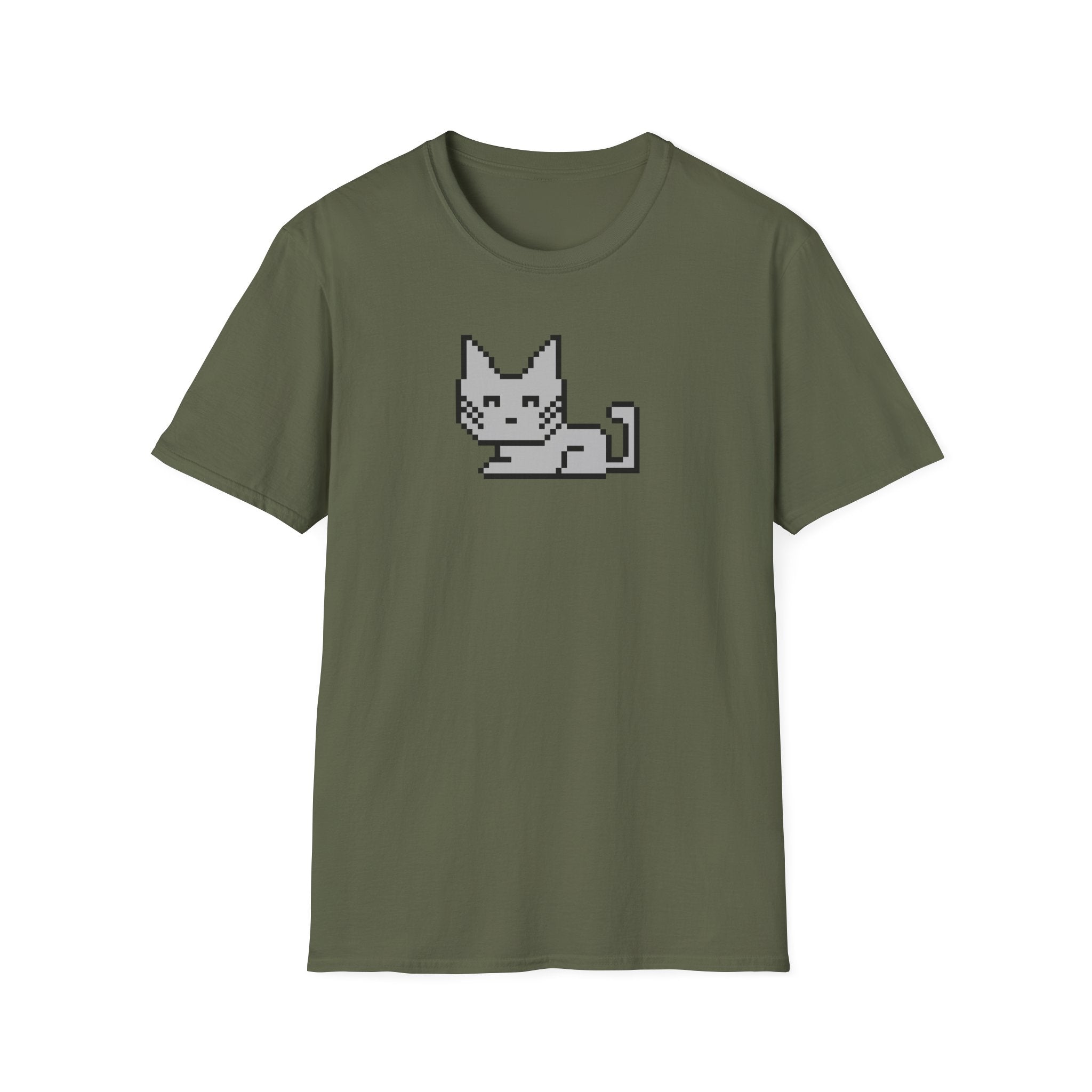 Pixel Cat T‑Shirt — Retro 8‑Bit Kitten Graphic Tee