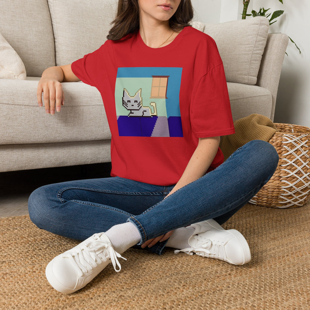 Pixel Cat Tee — Retro 8‑Bit Cat Graphic T‑Shirt