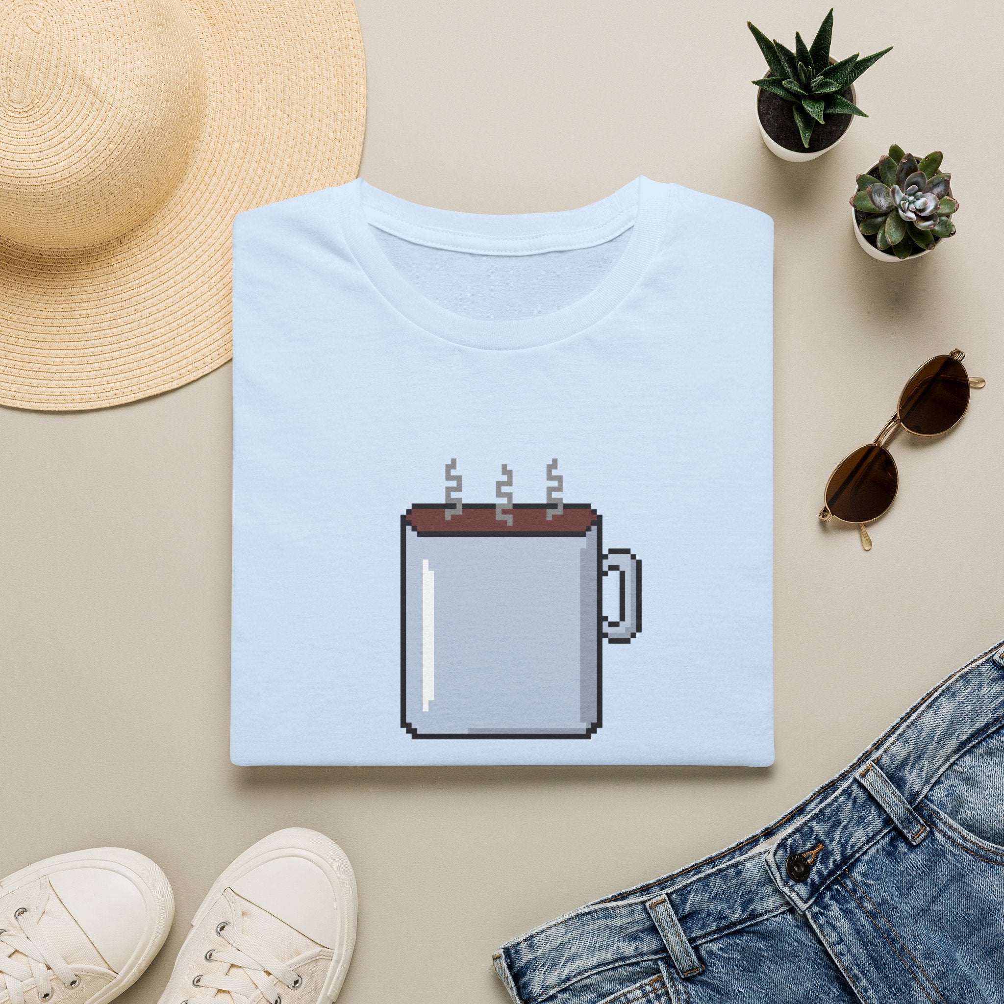Pixel Coffee Mug T-Shirt