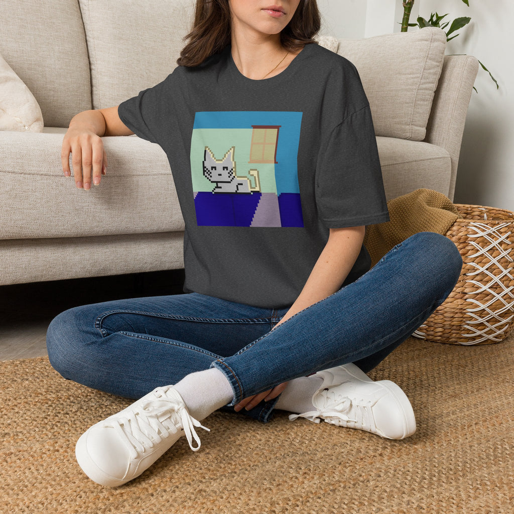 Pixel Cat Tee — Retro 8‑Bit Cat Graphic T‑Shirt