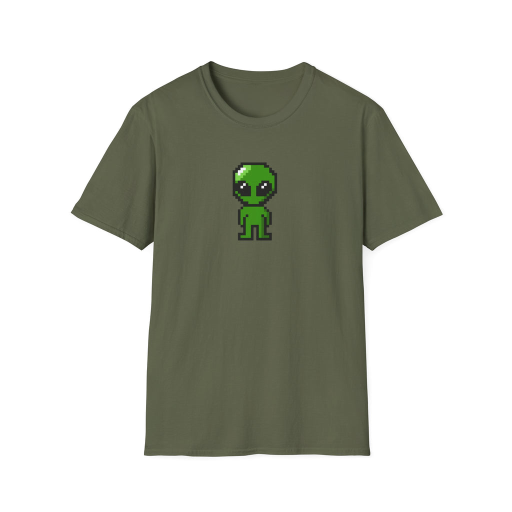 Pixel Alien Tee — Cute Retro 8‑Bit Green Alien T-Shirt