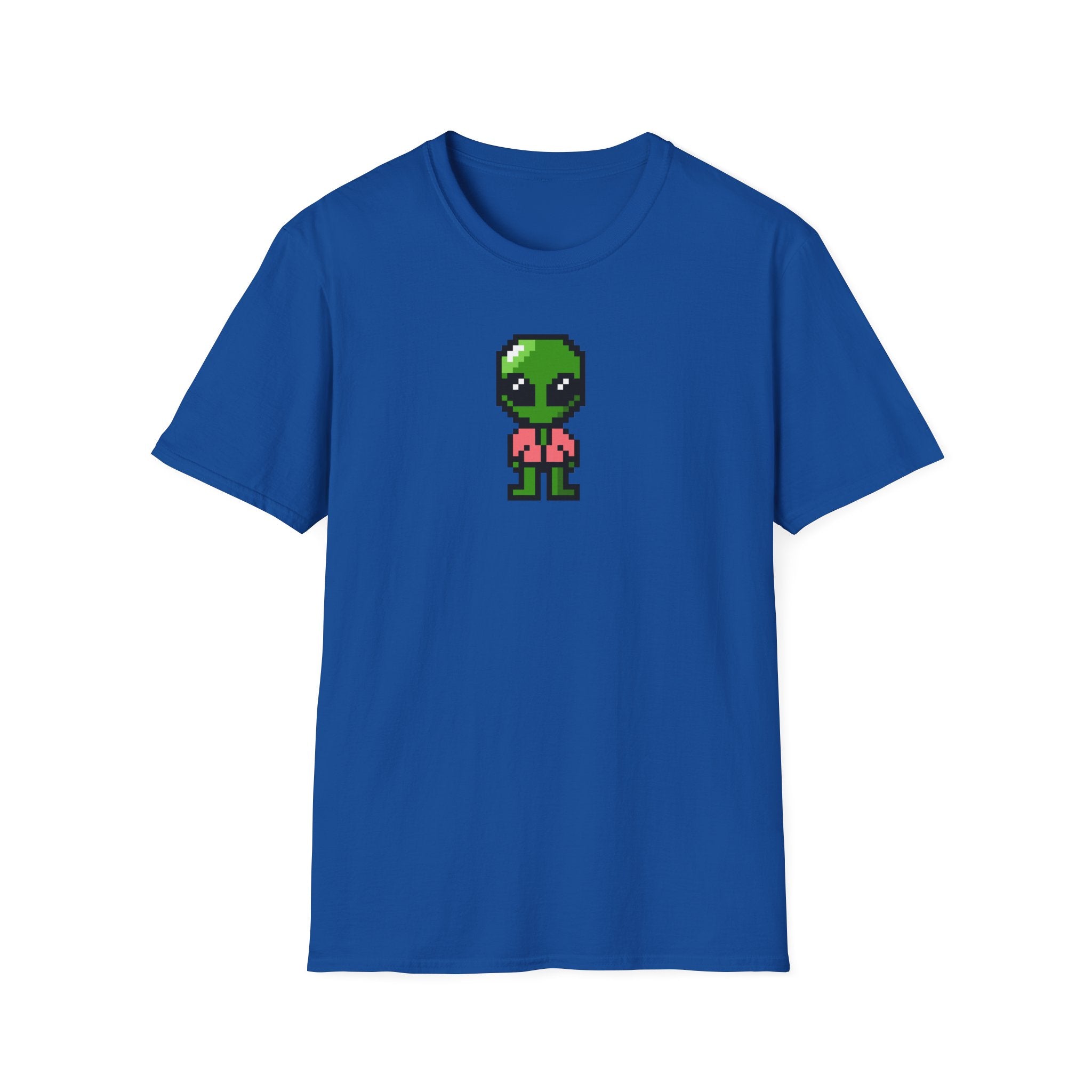 Pixel Alien T‑Shirt — Cute Retro Gamer Alien Graphic Tee