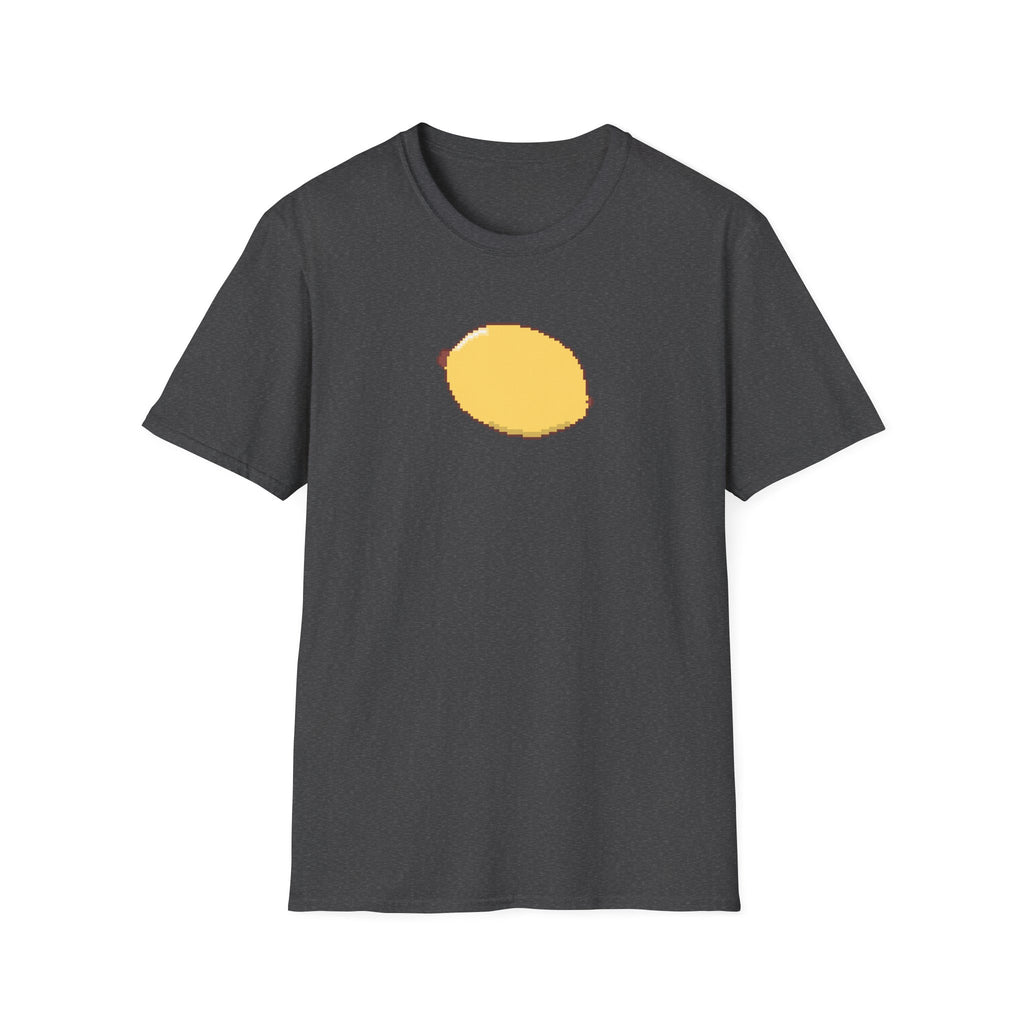 Pixel Lemon T-Shirt — Minimal Retro Fruit Tee