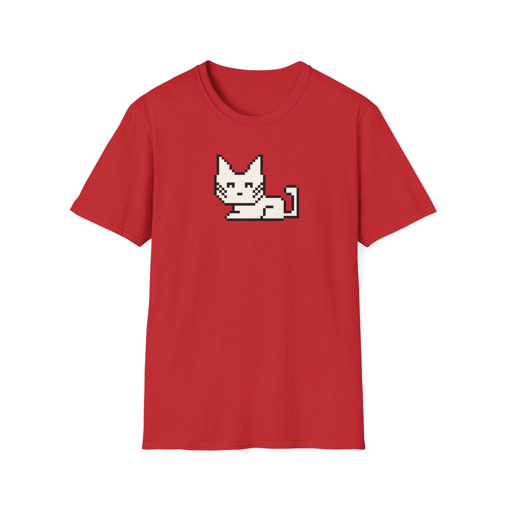 Pixel Cat T-Shirt — Cute Retro 8-Bit Kitten Tee