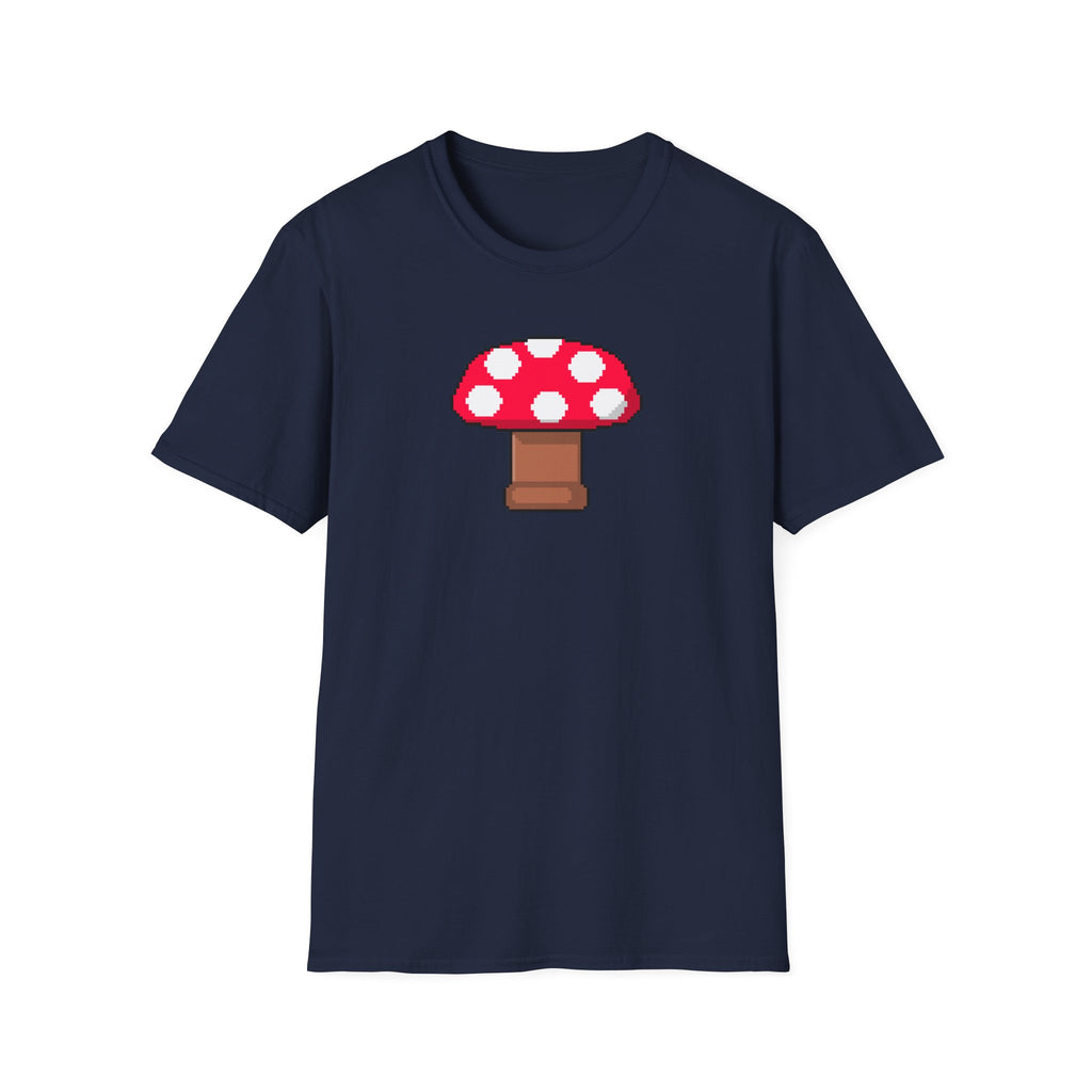 Retro Pixel Mushroom T-Shirt — Cute Mushroom Gamer Tee