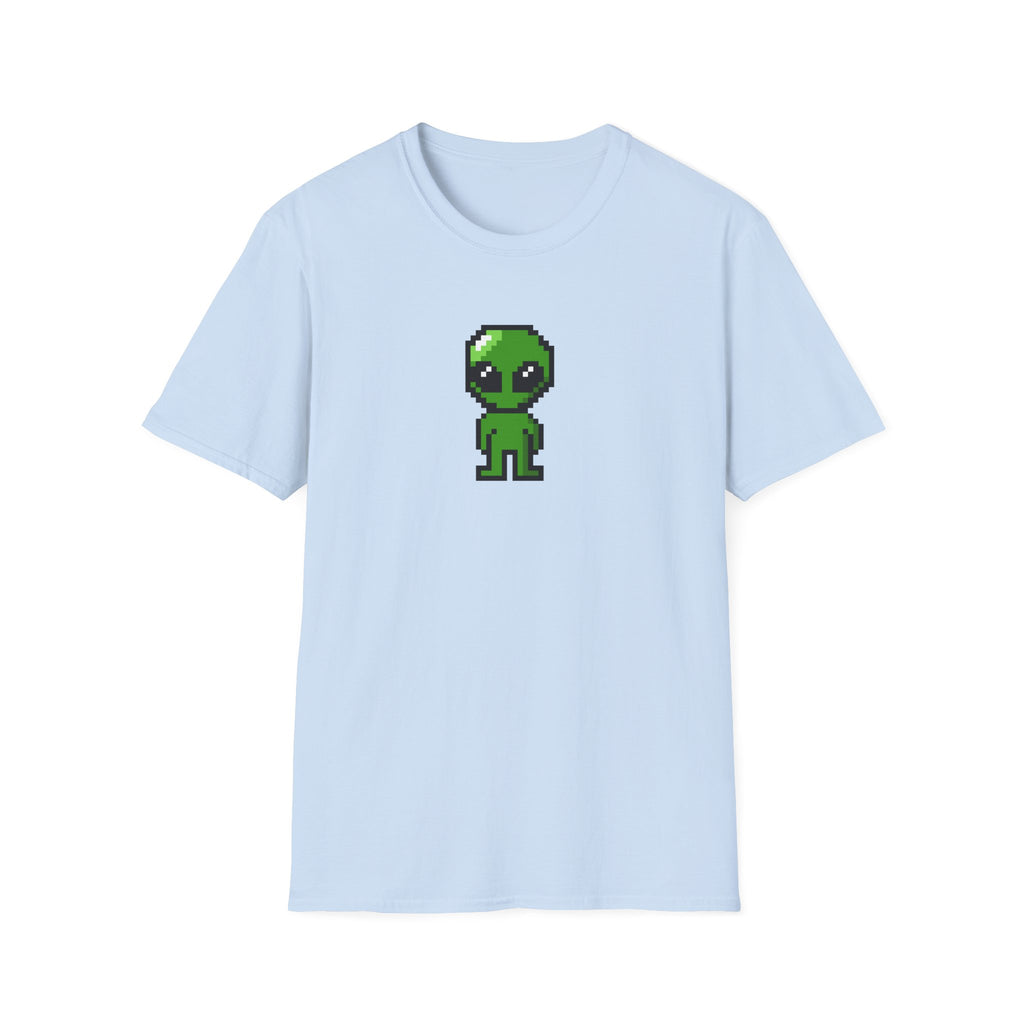 Pixel Alien Tee — Cute Retro 8‑Bit Green Alien T-Shirt
