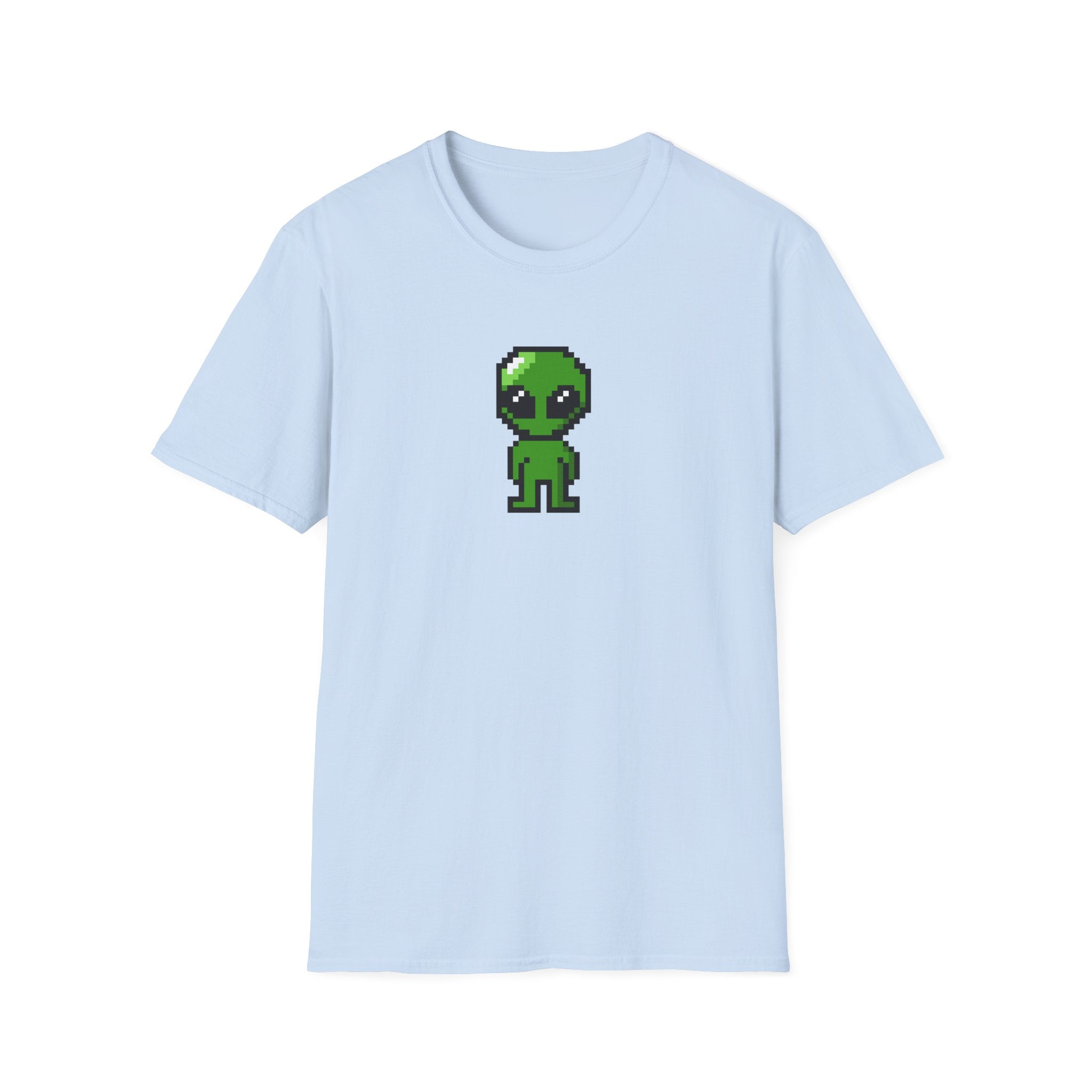Pixel Alien Tee — Cute Retro 8‑Bit Green Alien T-Shirt