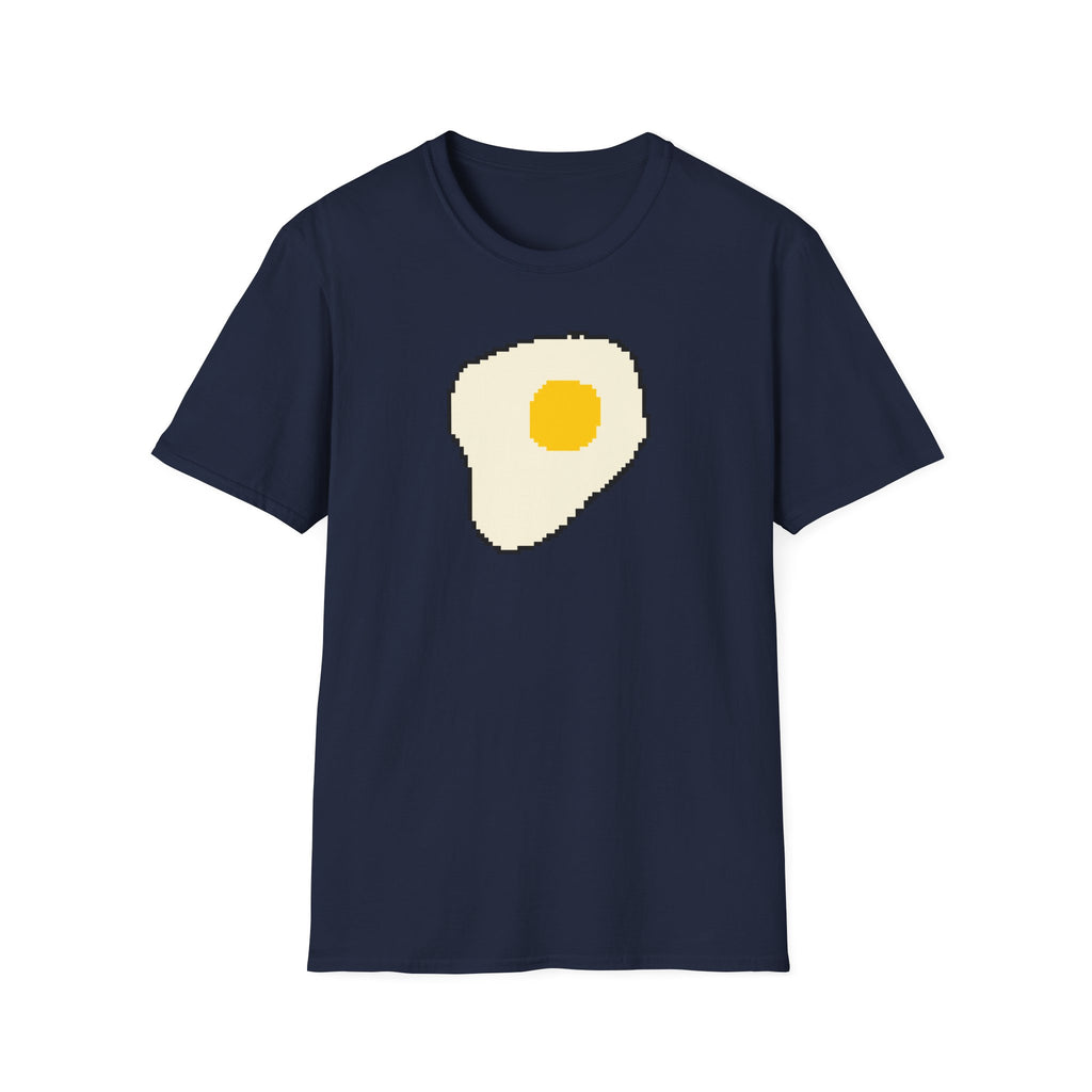 Pixel Fried Egg T-Shirt — Cute Retro Breakfast Graphic Tee