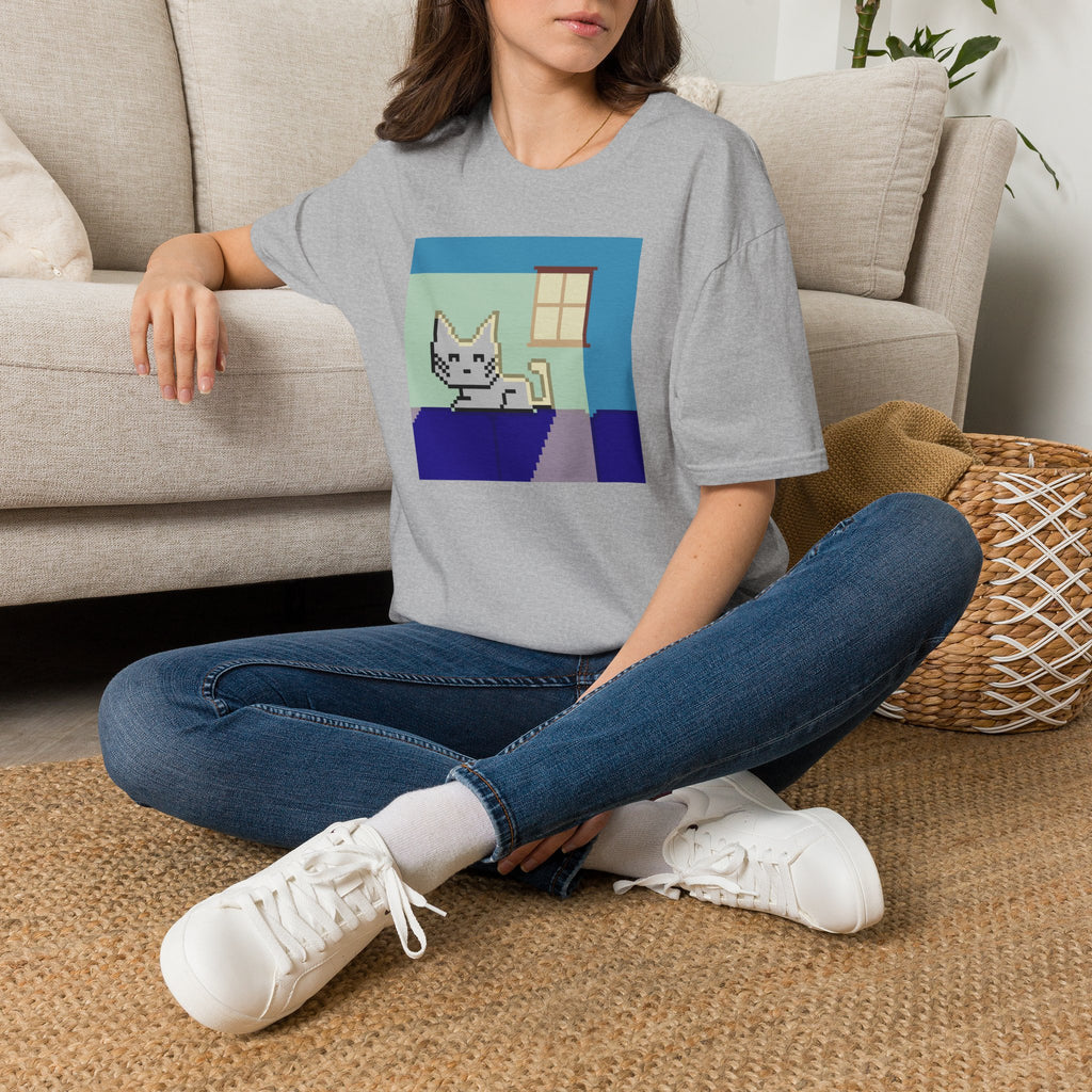 Pixel Cat Tee — Retro 8‑Bit Cat Graphic T‑Shirt