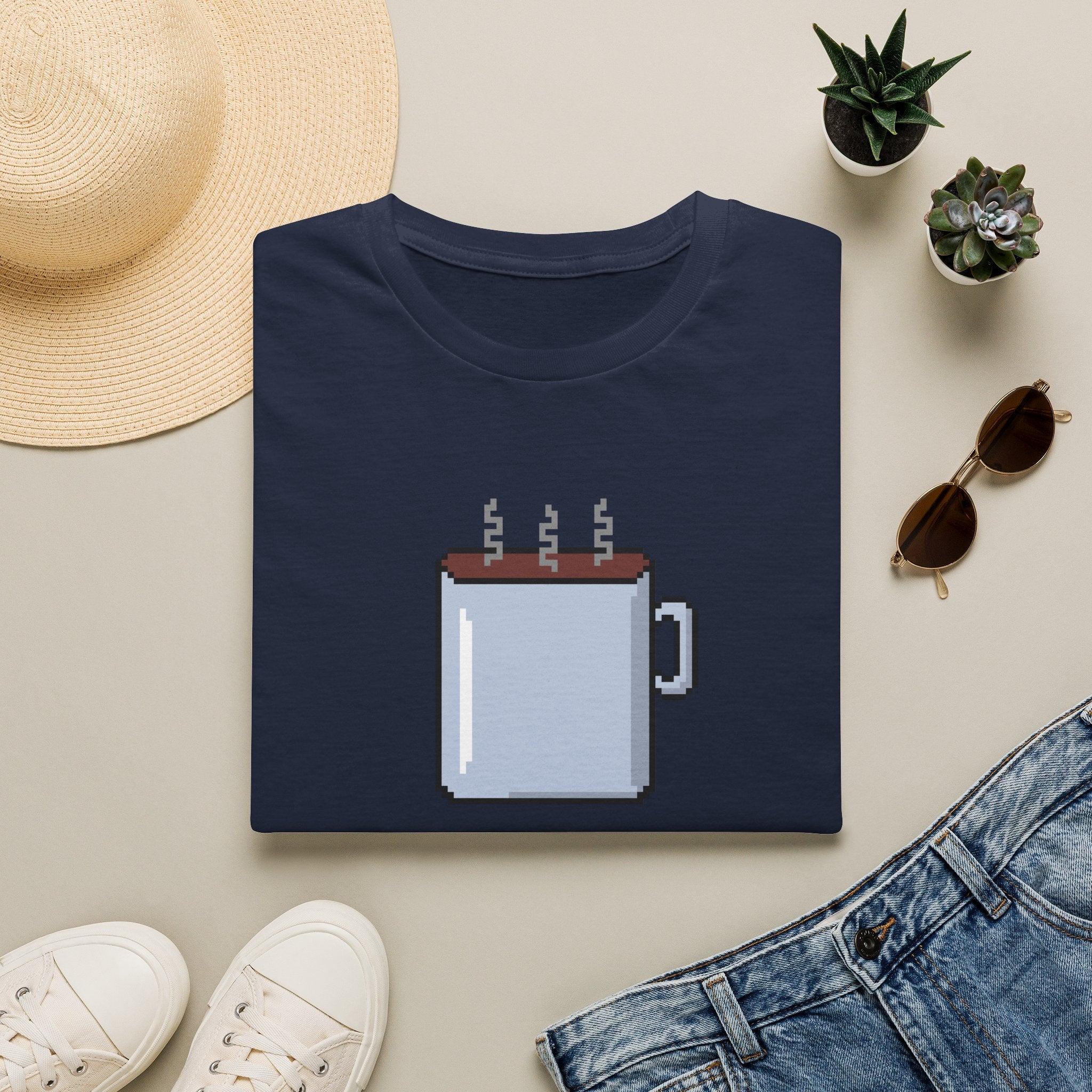 Pixel Coffee Mug T-Shirt