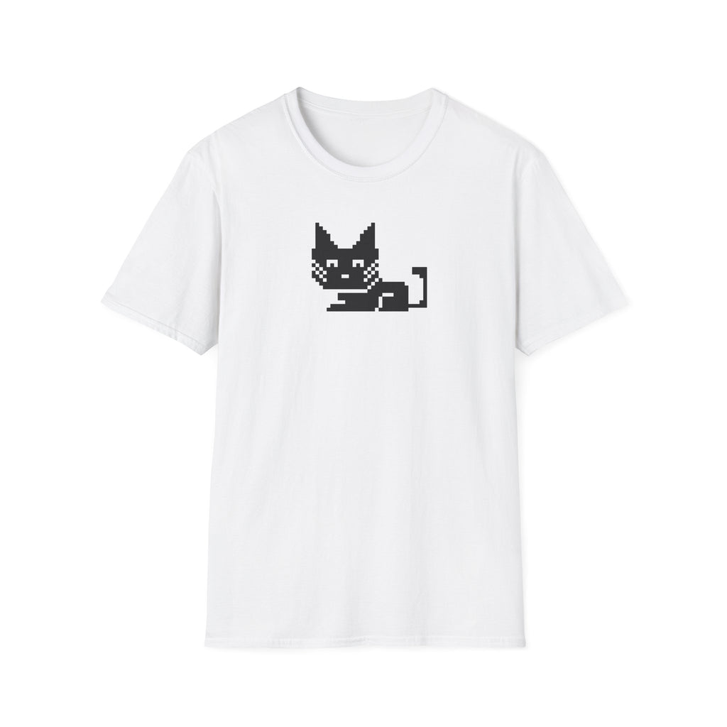 Pixel Cat T-Shirt — Cute Retro 8-Bit Cat Graphic Tee