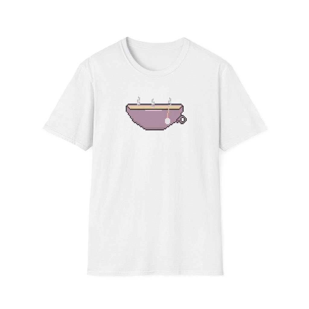 T-Shirt — Pixel Art Tea Cup Graphic Tee