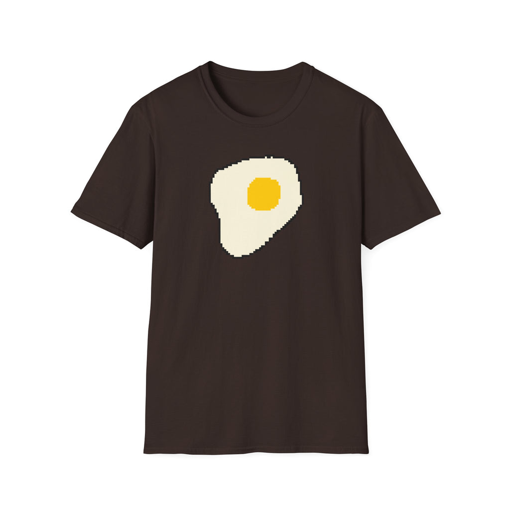 Pixel Fried Egg T-Shirt — Cute Retro Breakfast Graphic Tee