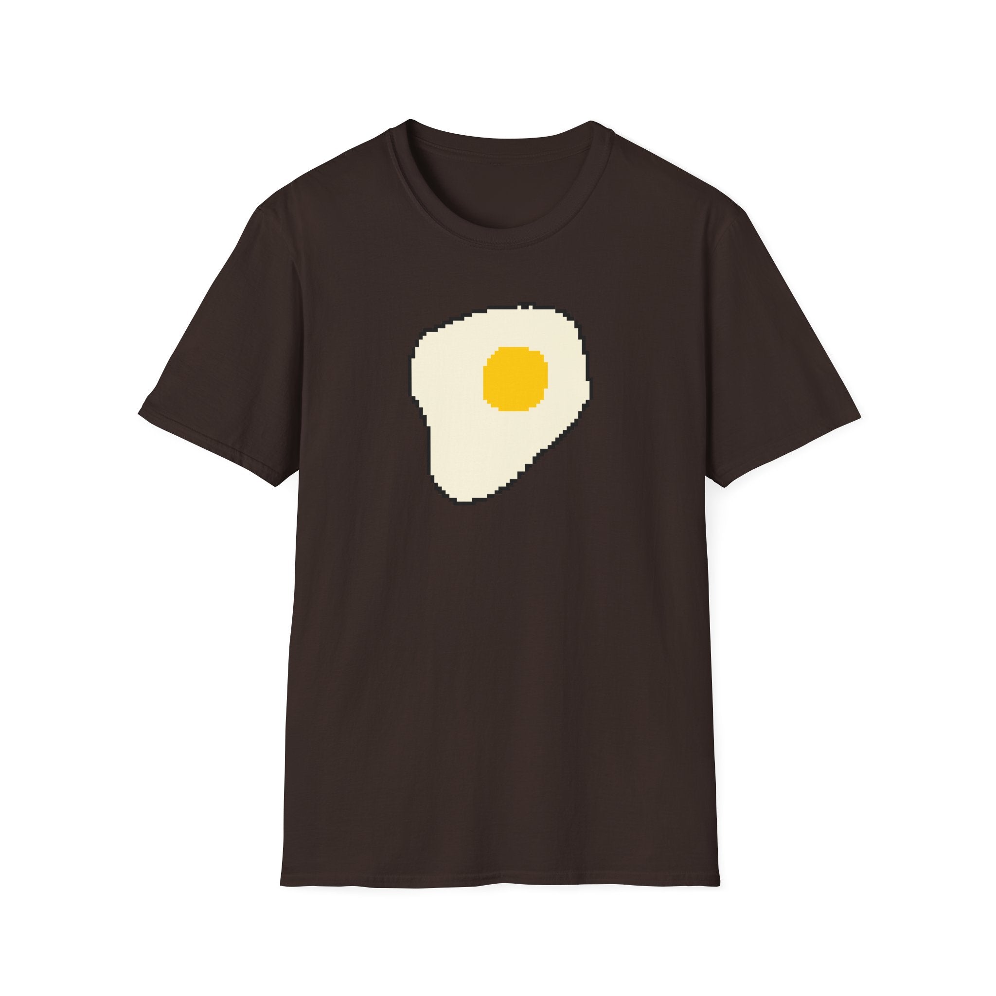 Pixel Fried Egg T-Shirt — Cute Retro Breakfast Graphic Tee