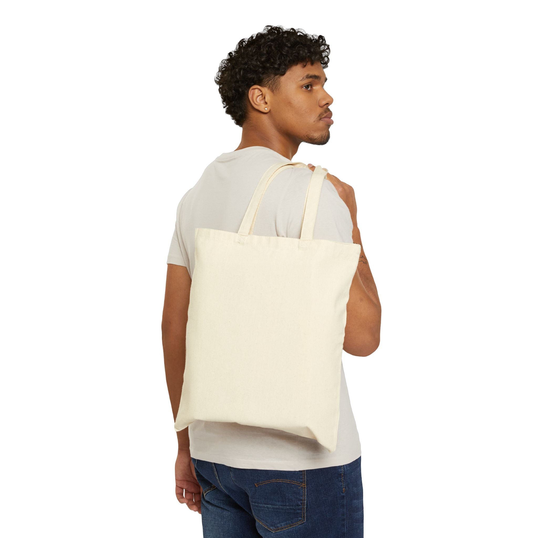 Alien Pixel Tote Bag — Cute Retro 8‑Bit Green Alien Cotton Canvas Tote