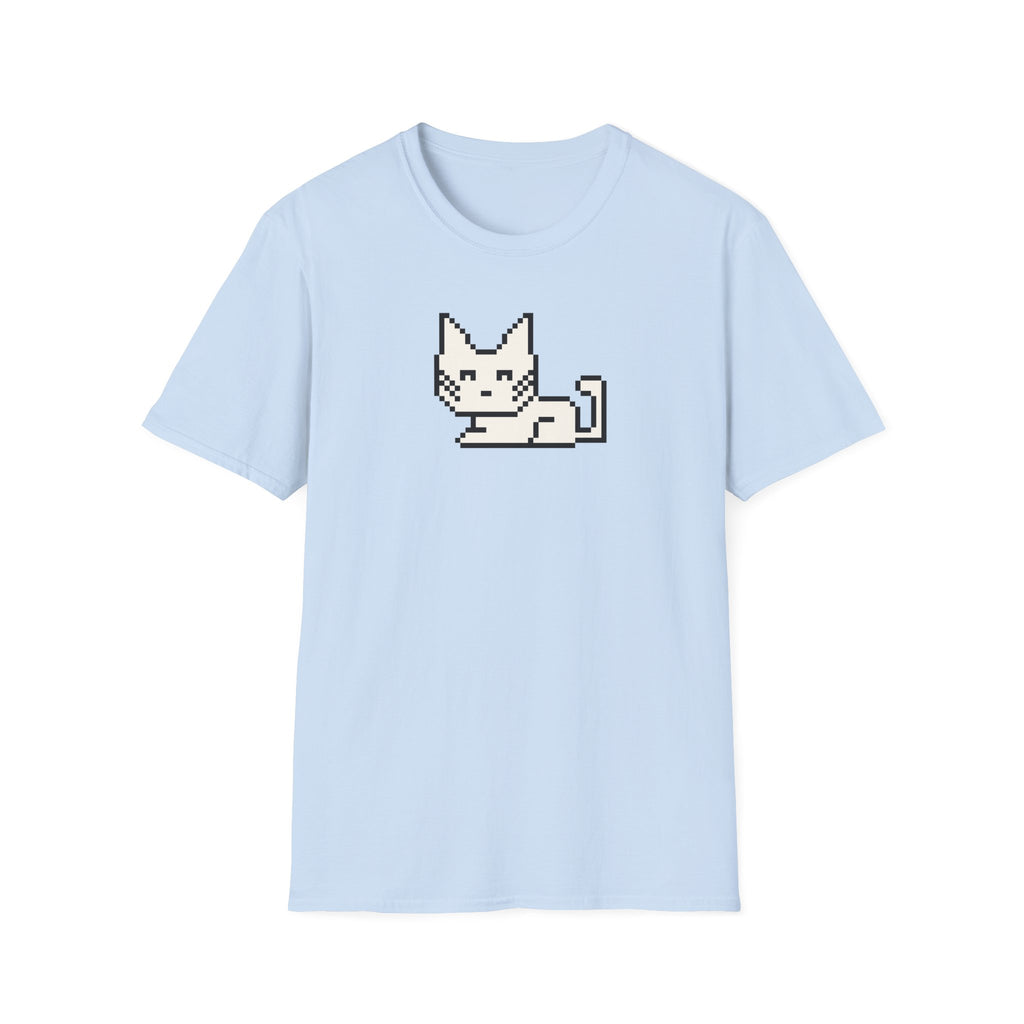 Pixel Cat T-Shirt — Cute Retro 8-Bit Kitten Tee