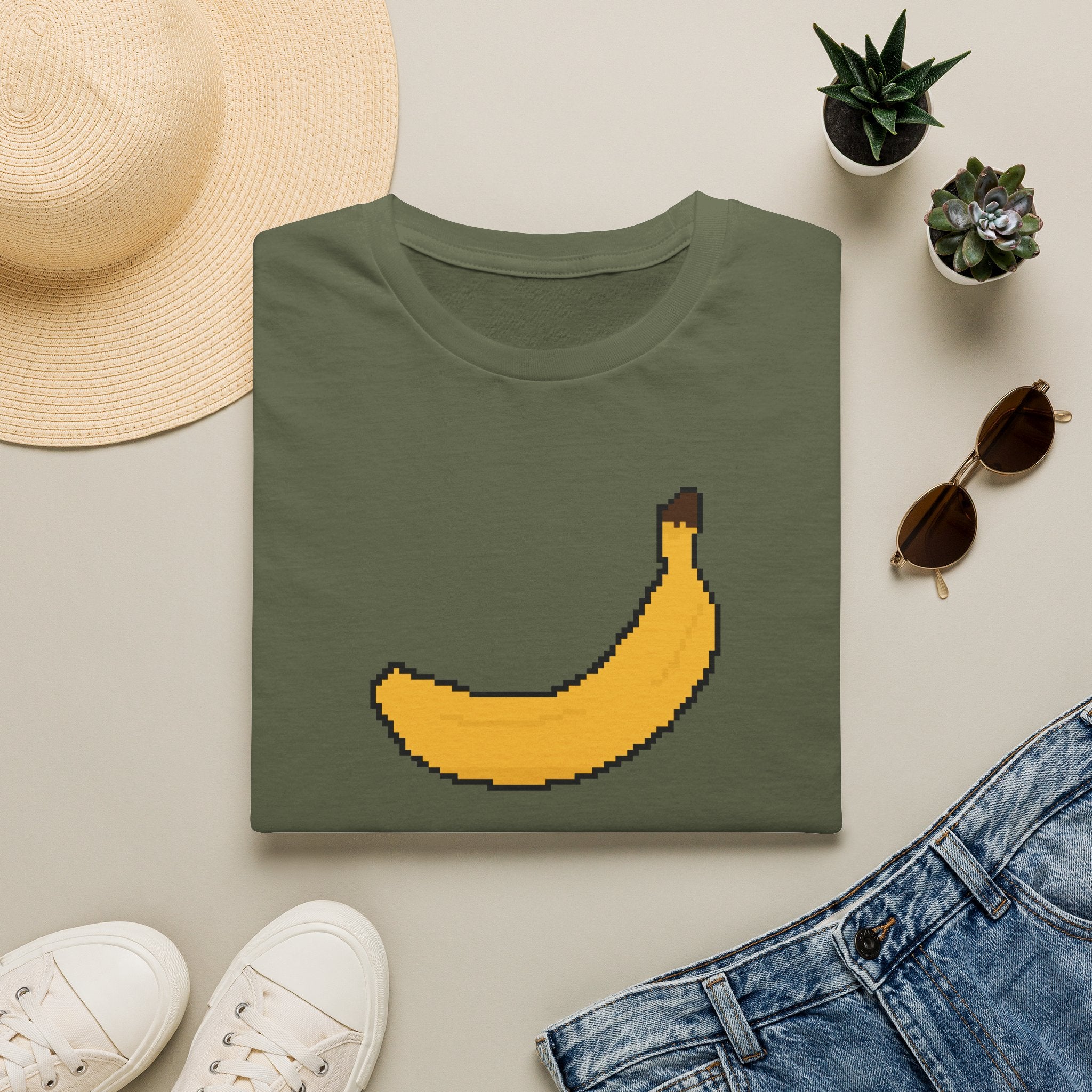 Pixel Banana T-Shirt — Retro 8‑Bit Fruit Graphic Tee