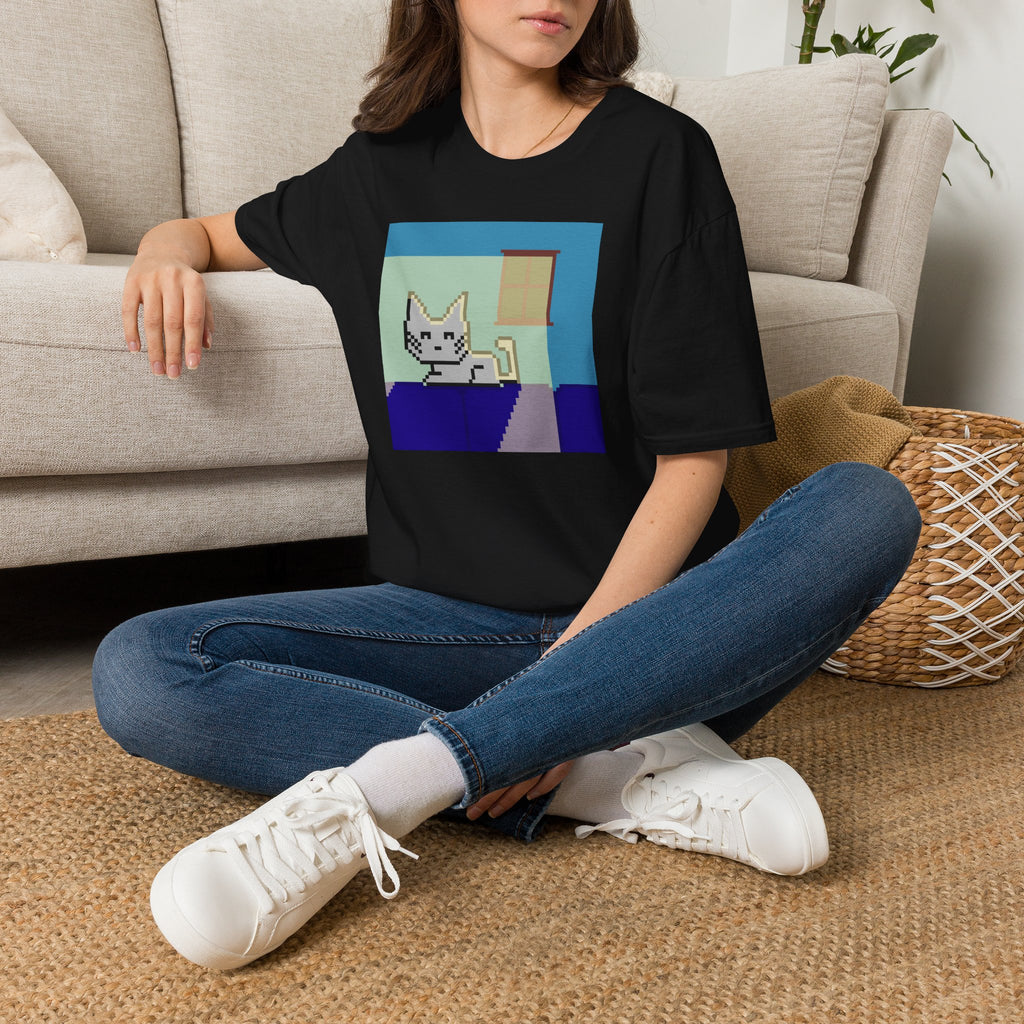 Pixel Cat Tee — Retro 8‑Bit Cat Graphic T‑Shirt