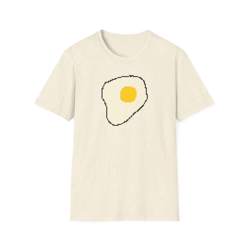 Pixel Fried Egg T-Shirt — Cute Retro Breakfast Graphic Tee