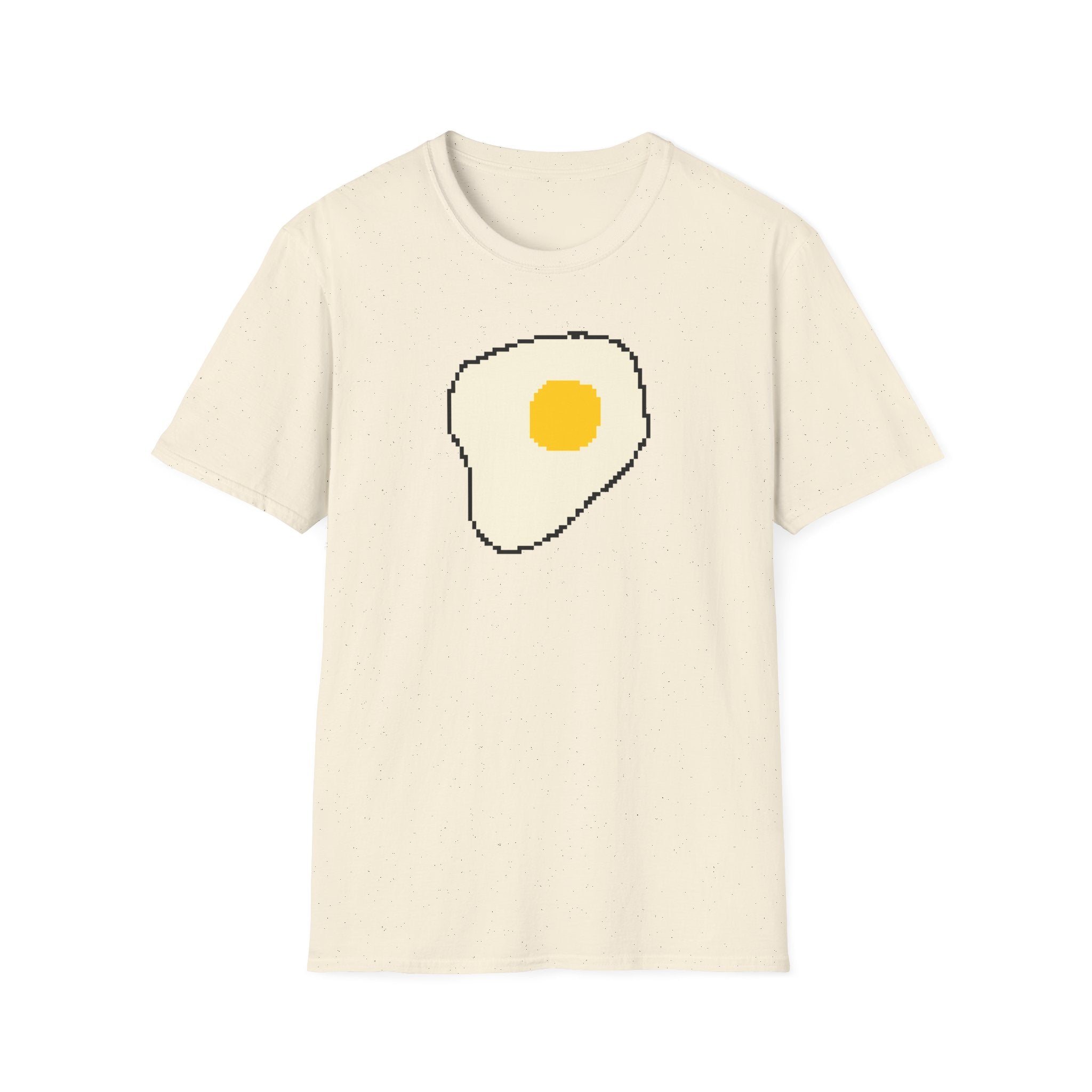 Pixel Fried Egg T-Shirt — Cute Retro Breakfast Graphic Tee