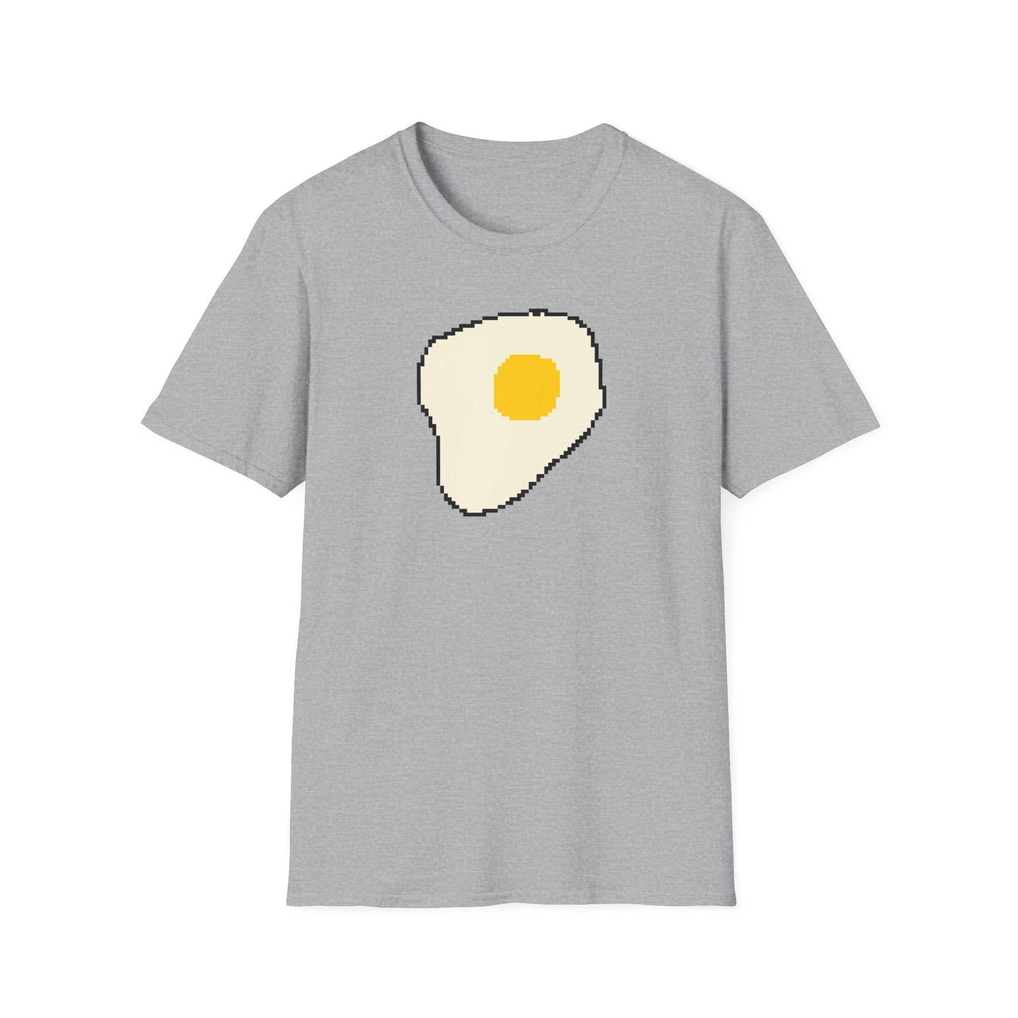 Pixel Fried Egg T-Shirt — Cute Retro Breakfast Graphic Tee