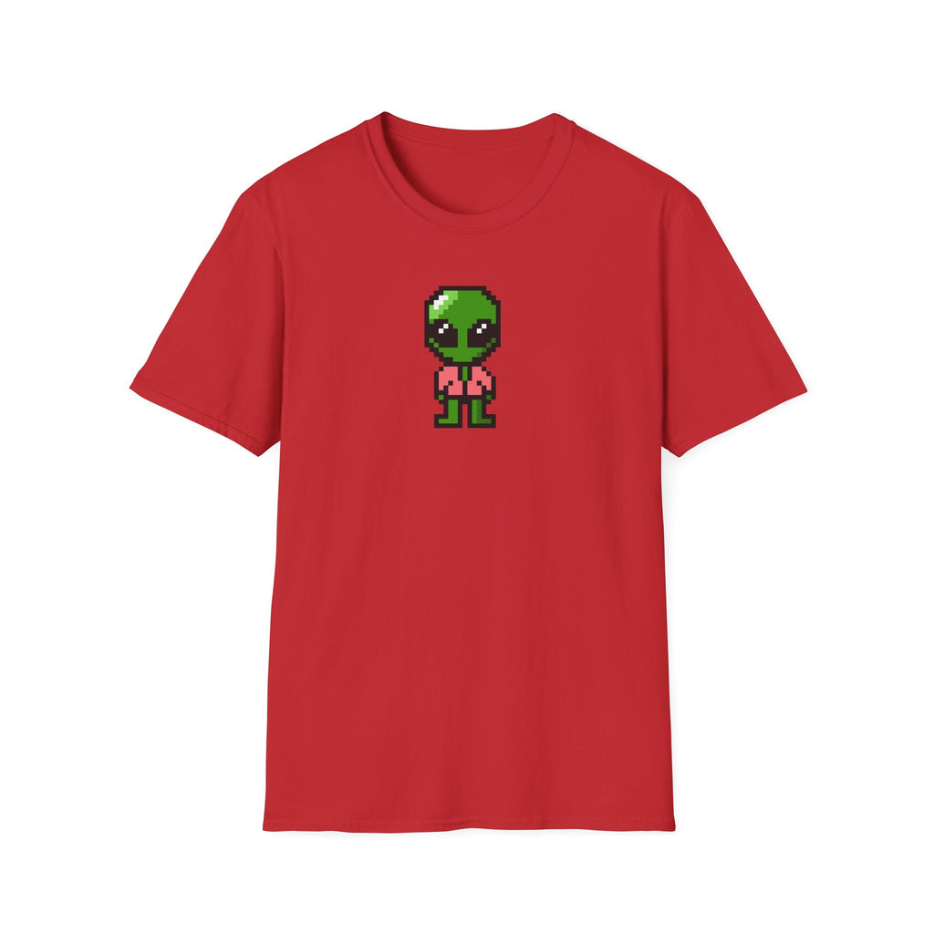 Pixel Alien T‑Shirt — Cute Retro Gamer Alien Graphic Tee