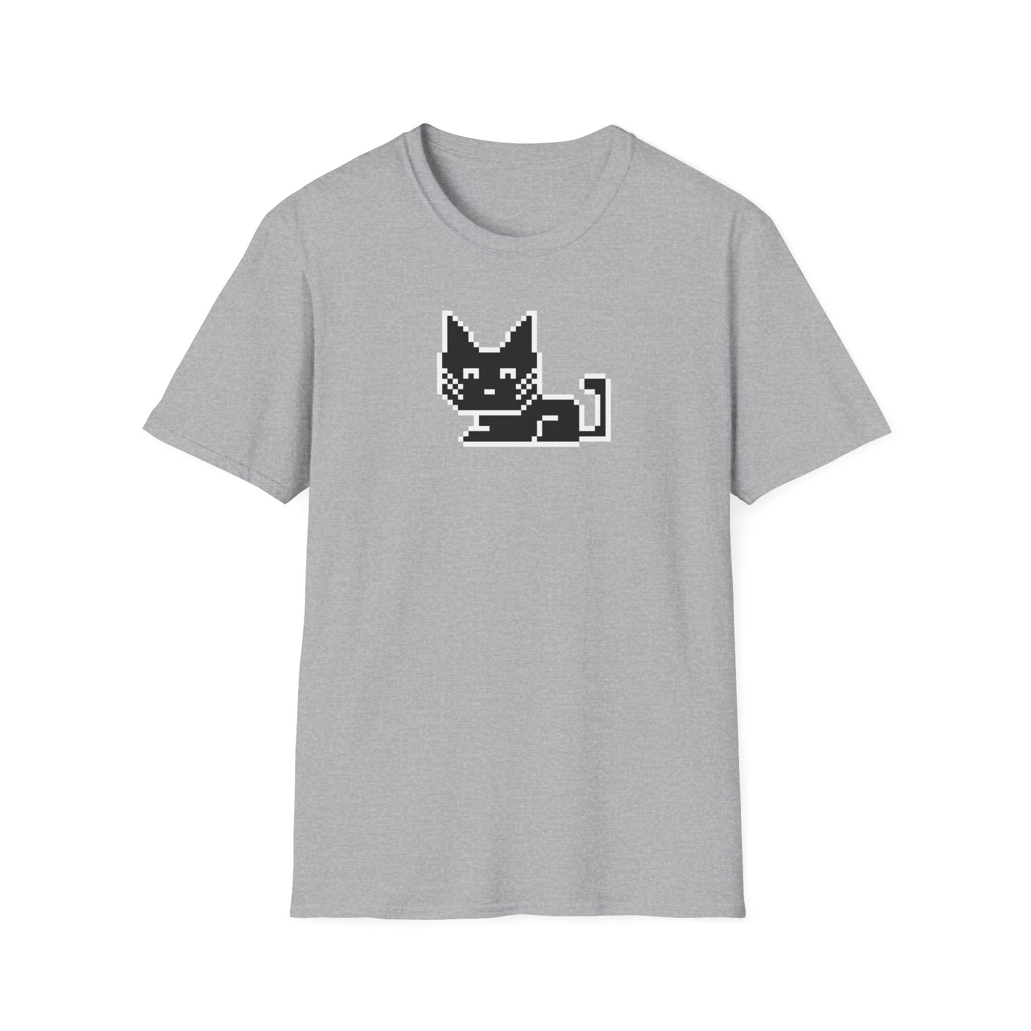 Pixel Cat T-Shirt — Cute Retro 8-Bit Cat Graphic Tee