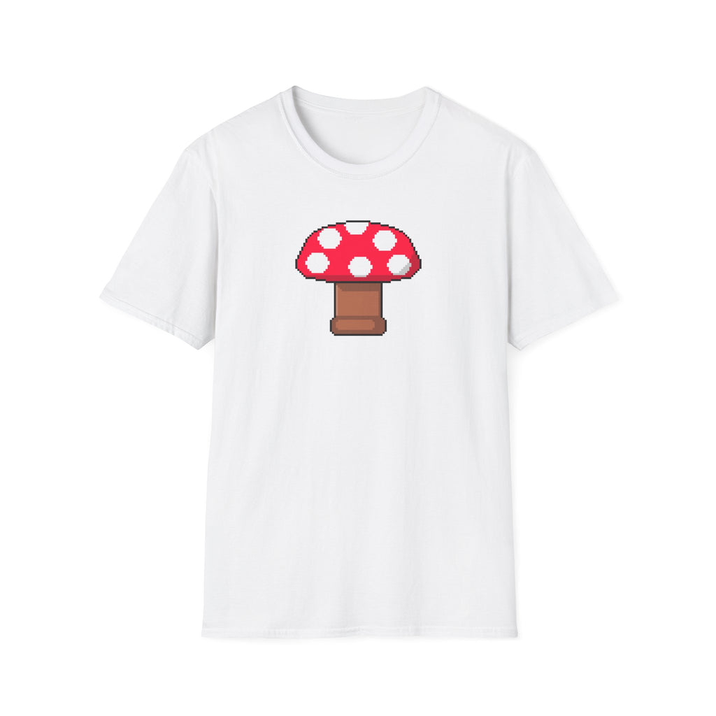 Retro Pixel Mushroom T-Shirt — Cute Mushroom Gamer Tee