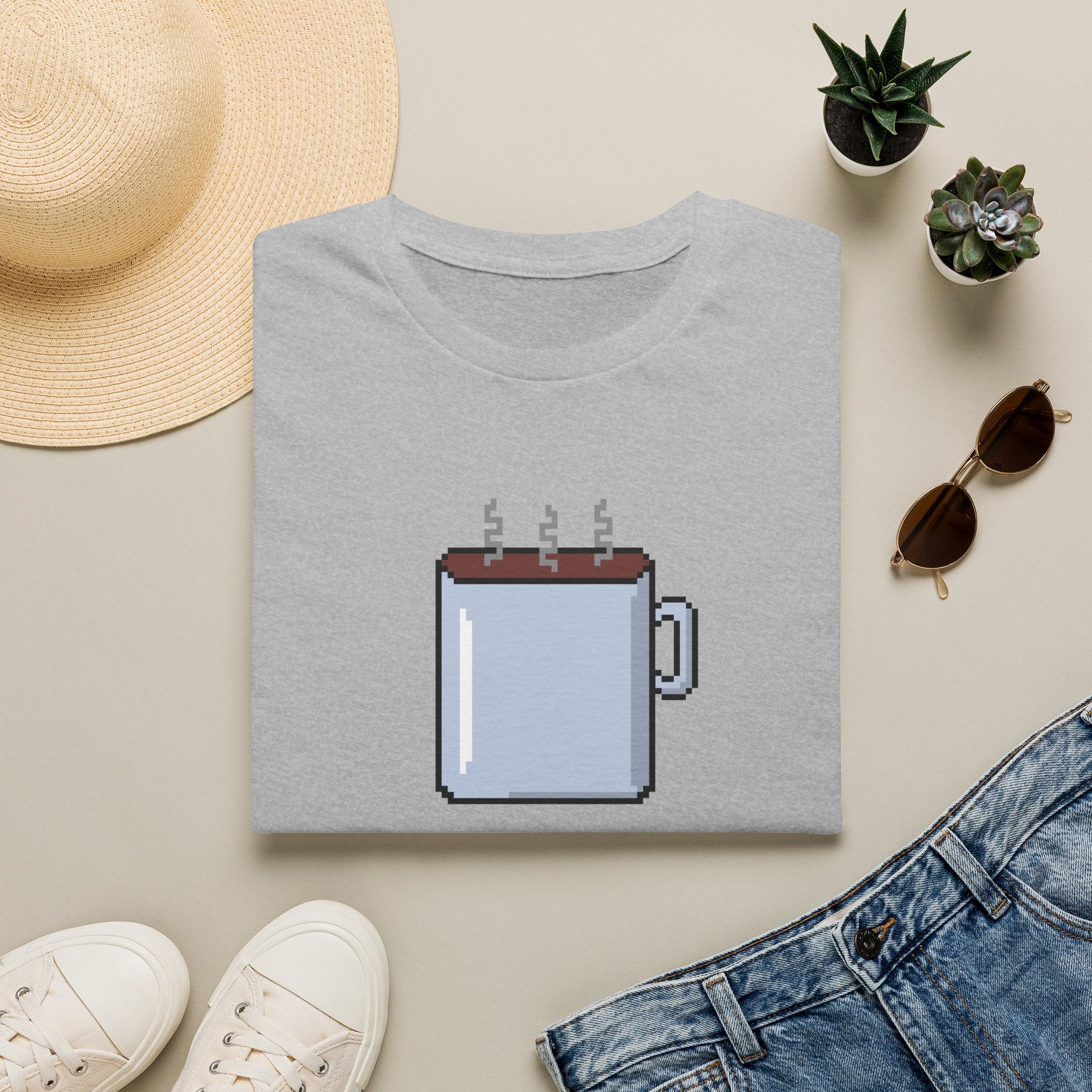 Pixel Coffee Mug T-Shirt