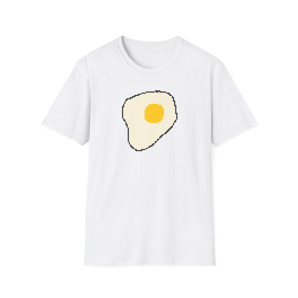 Pixel Fried Egg T-Shirt — Cute Retro Breakfast Graphic Tee