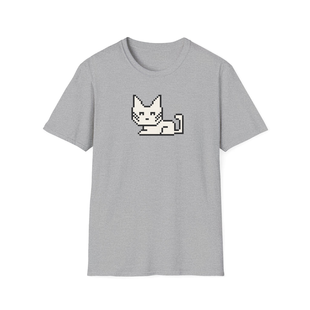 Pixel Cat T-Shirt — Cute Retro 8-Bit Kitten Tee