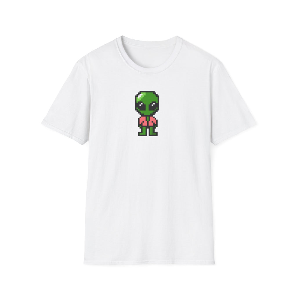 Pixel Alien T‑Shirt — Cute Retro Gamer Alien Graphic Tee