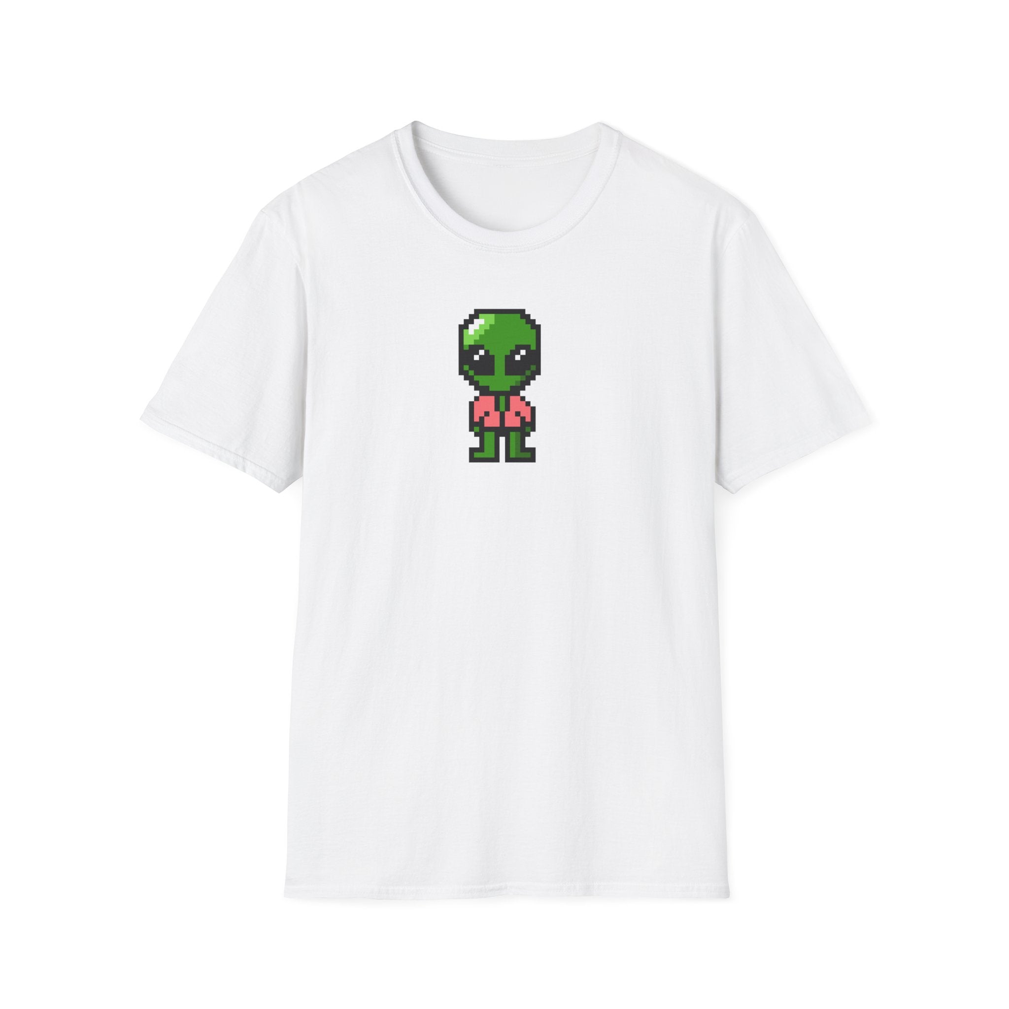 Pixel Alien T‑Shirt — Cute Retro Gamer Alien Graphic Tee