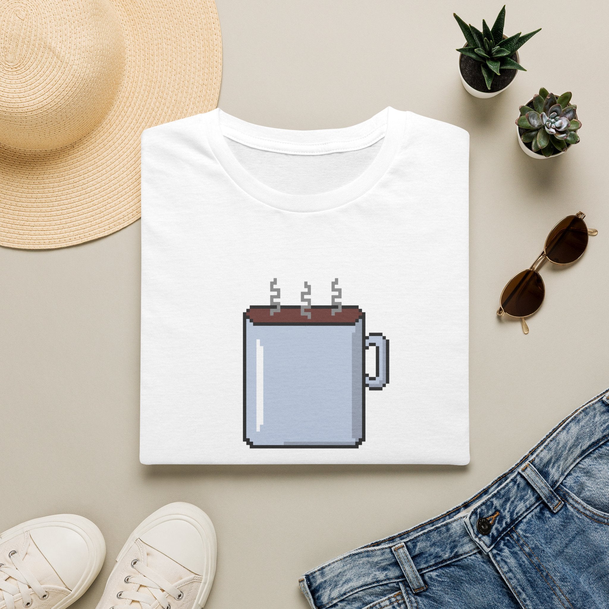 Pixel Coffee Mug T-Shirt