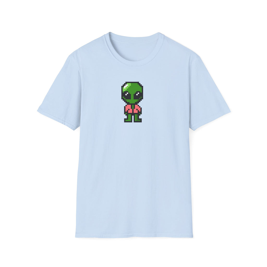 Pixel Alien T‑Shirt — Cute Retro Gamer Alien Graphic Tee