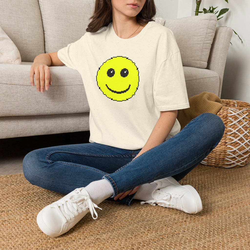 Pixel Smiley T-Shirt — Retro 8‑Bit Happy Face Tee