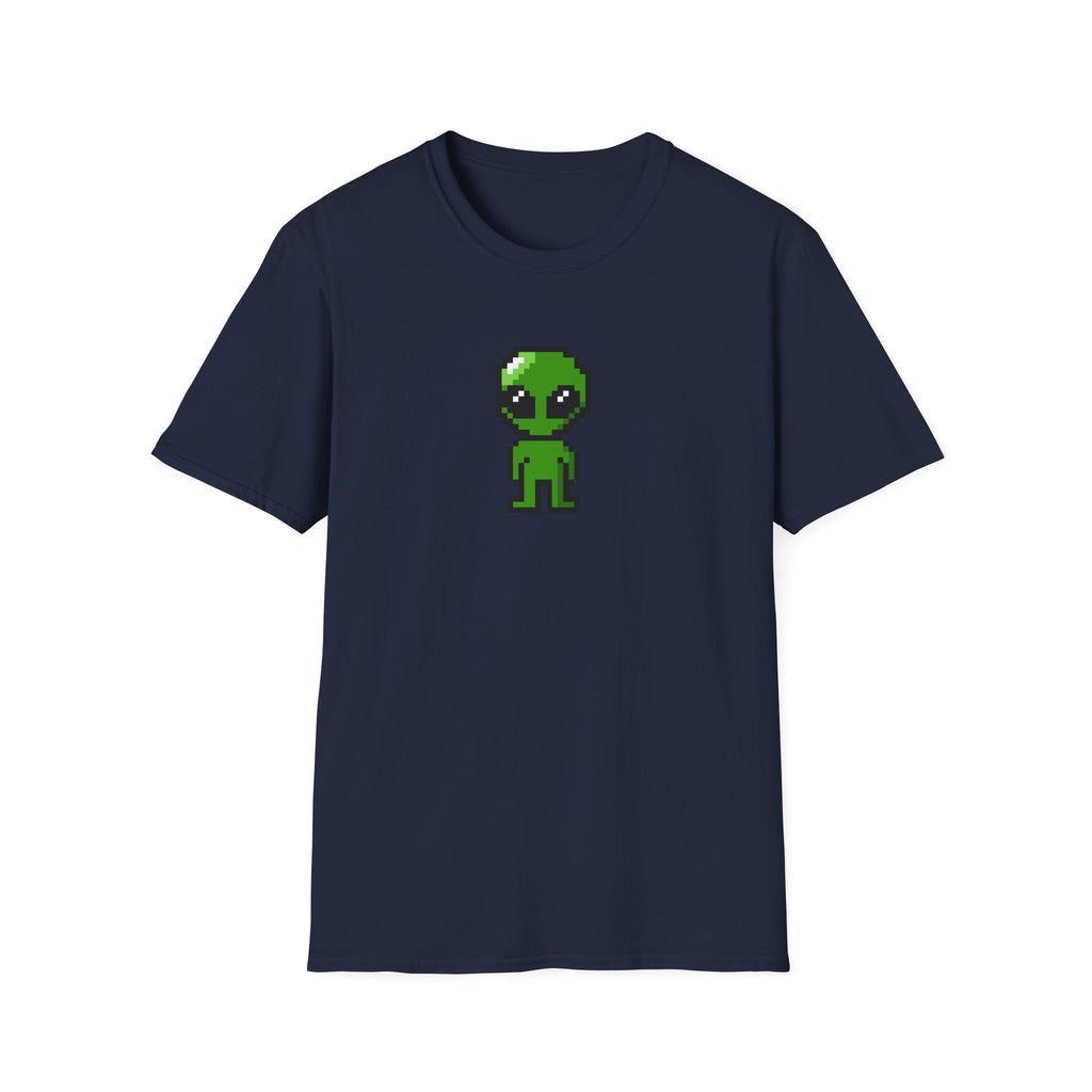 Pixel Alien Tee — Cute Retro 8‑Bit Green Alien T-Shirt