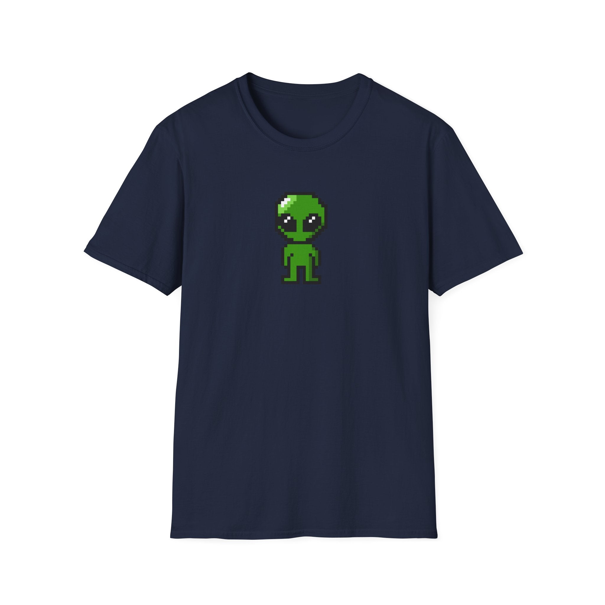 Pixel Alien Tee — Cute Retro 8‑Bit Green Alien T-Shirt