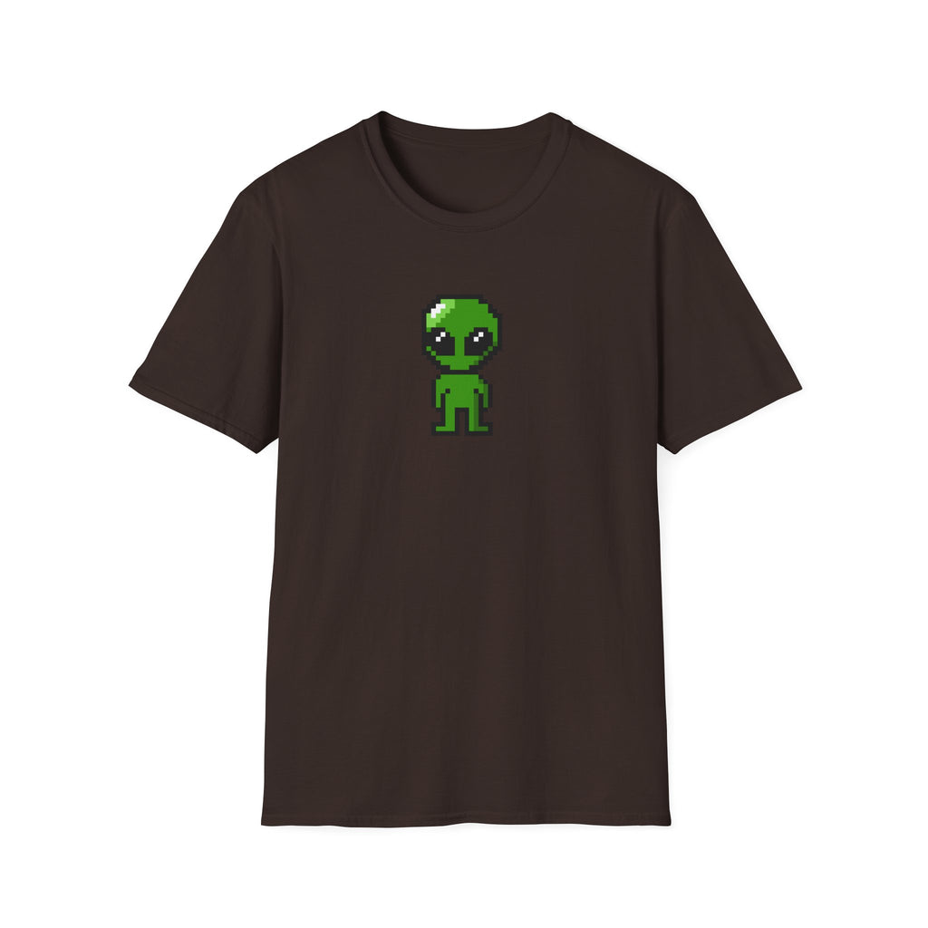 Pixel Alien Tee — Cute Retro 8‑Bit Green Alien T-Shirt