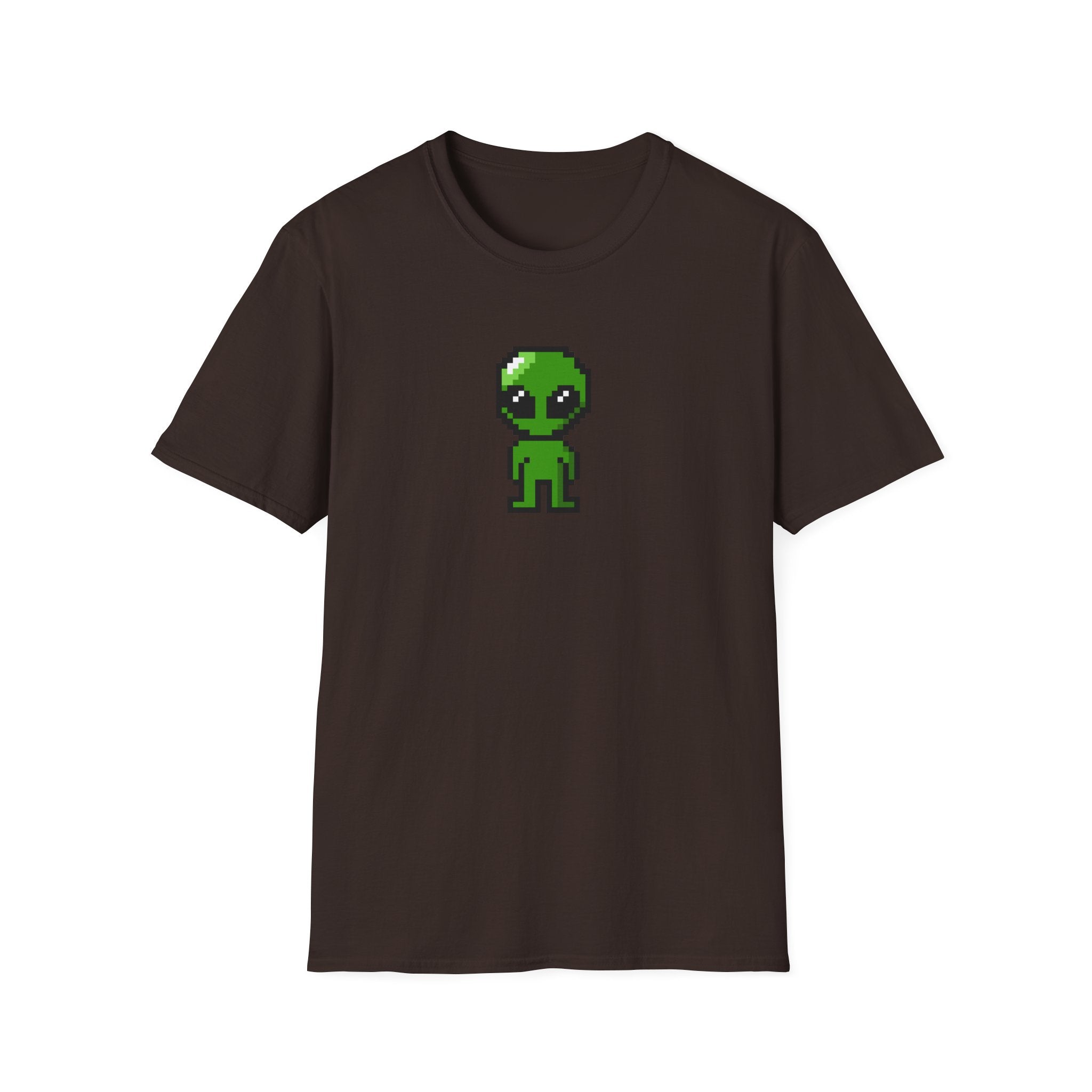 Pixel Alien Tee — Cute Retro 8‑Bit Green Alien T-Shirt