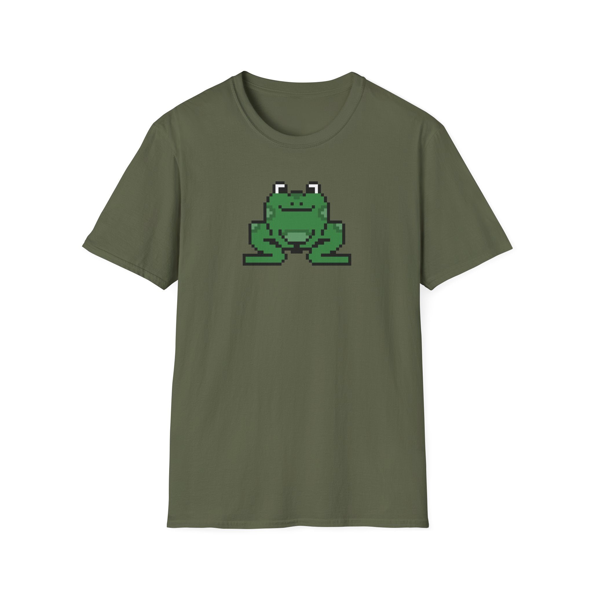 Pixel Frog T-Shirt — Cute Retro 8-Bit Frog Graphic Tee